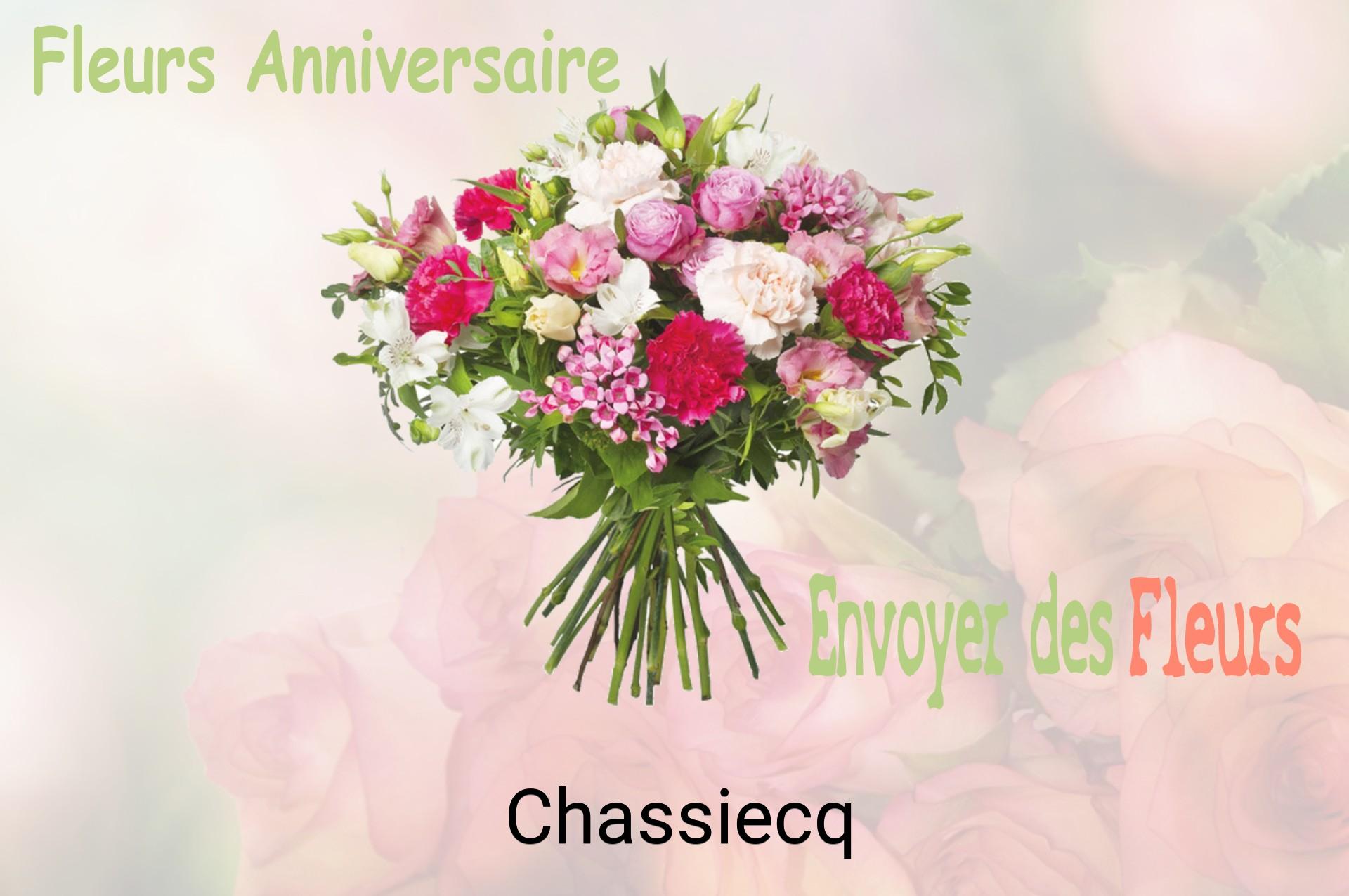 Bouquet de fleurs d’anniversaire livré à Chassiecq